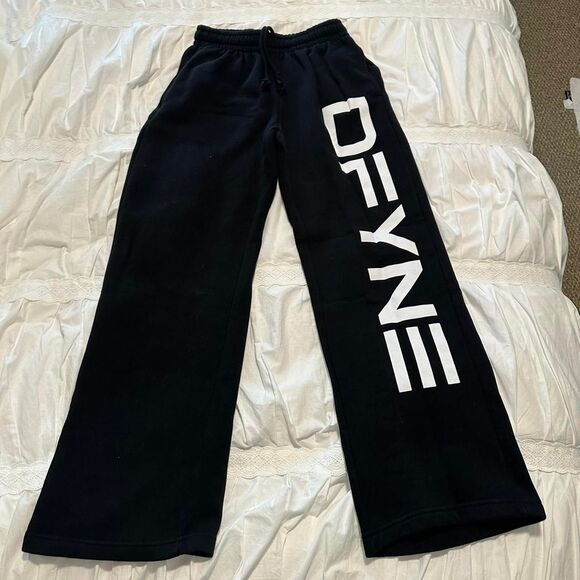 Dfyne signature wide leg jogger midnight black small - Picture 2 of 8